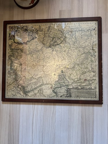 Landkarte kupferstich 1720 - landkarte,
