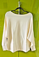 Pullover, Feinstrick, wollweiß, Gr. 40/42, Bodyflirt, Neuwertig