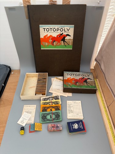 Vintage totopoly brettspiel - vintage,