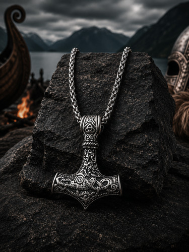 Wikinger thor hammer halskette - thor,