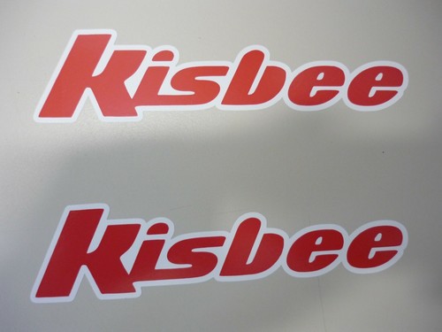 Kisbee aufkleber fullcolour - 2x,