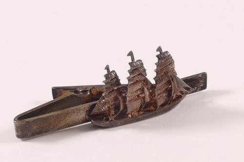 Krawattennadel segelschiff - krawattennadel,