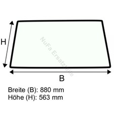 Dachscheibe grün für Jungheinrich EFG 213-220 Gabelstapler, Stapler (51114729)