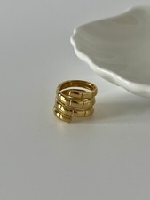 Signatur Ring Schlange Gold