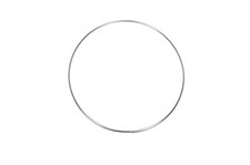 Metallring Deko-Ring Ø 30 cm silberfarben Hochzeitsdeko