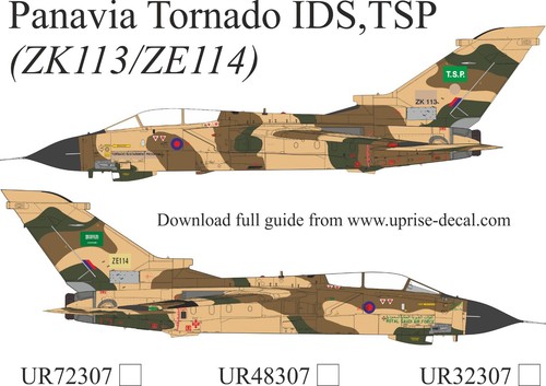 Decal panavia tornado - panavia,