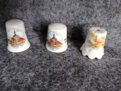 Fingerhut porzellan sammlung - fingerhut,