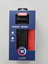 ABUS Bordo 6000K /90 High-Level Faltschloss Fahrradschloss Halterung NEU 6000