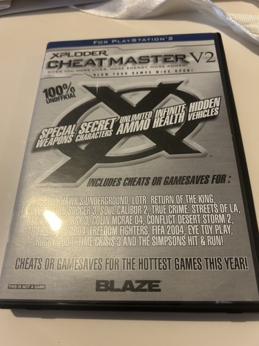 Xploder cheat master disc - cheat,