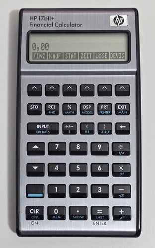 17bii financial calculator - hp,