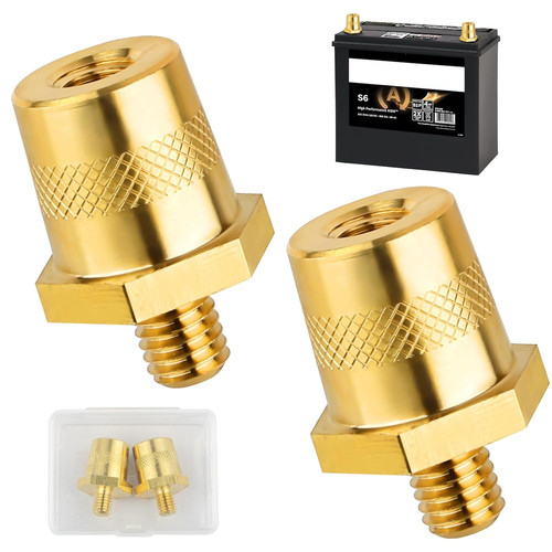 Messing batteriepol adapter - batteriepol,