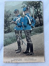 ansichtskarte husaren im