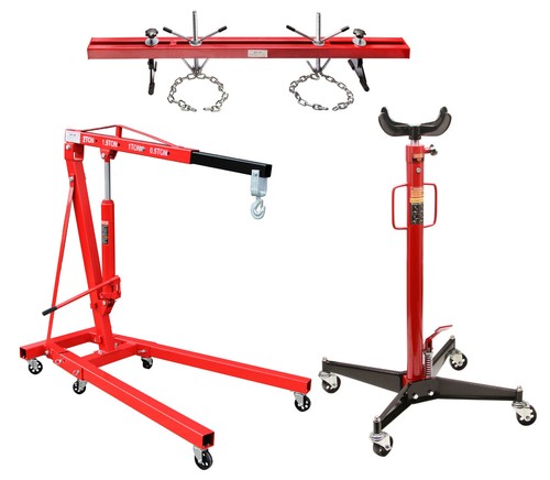 Motorkran mit haken - mit,