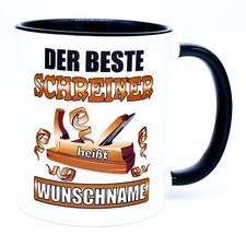 Der beste Schreiner Name Tasse