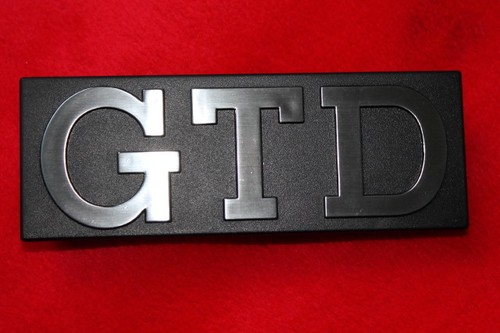 Golf gtd emblem - golf, f