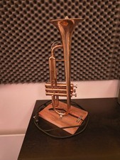 Trompete mit Lichtfunktion – besondere Musiker-Deko / Trompetenlampe