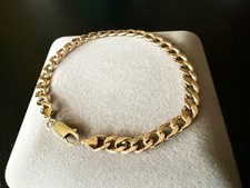 14k Yellow Gold Curb Bracelet
