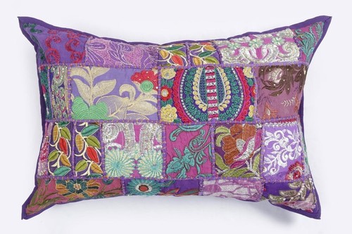 Vintage patchwork kissenbezug - patchwork,