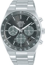 LORUS Herren Armbanduhr RZ519AX9 Solar Chronograph Tachymeter 42mm B-WARE