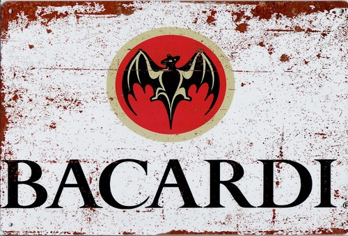 Blechschild bacardi 20x30cm - blechschild,