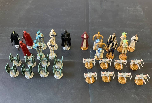 32x schachfiguren star wars - star,
