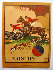 Werbeblatt Ludwig Hohlwein MURATTI ARISTON "GEBRAUCHSGRAFIK" Jahrg. 1934 Heft 7