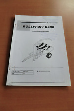 Betriebsanleitung Pöttinger Rollprofi G400 Rundballen Wickelmaschine 1997