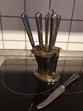 6 Obstmesser mit Ständer