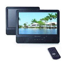 Soundmaster PDB1800 9" Twin Portabler DVD-Player Eingebauter Stereolautsprecher