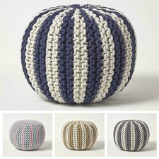 Baumwolle strick pouf - baumwolle,