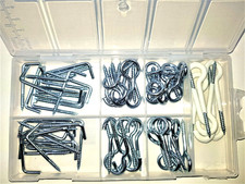 1 Set Schraubhaken 72tlg. Winkelhaken Ösenschraube Wandhaken Ösenhaken