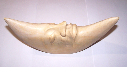 Schöne holzmaske mond - schöne,