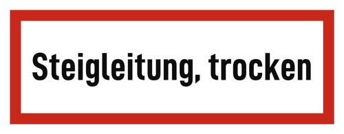 Steigleitung trocken - steigleitung,,
