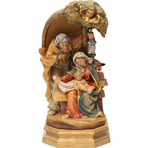 Heilige familie skulptur figur - skulptur,