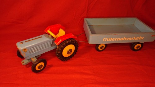 Ddr holzspielzeug traktor - holzspielzeug,