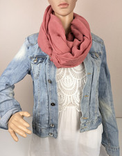 XXL Rundschal Loop uni Viskose Baumwolle 30 Farben (SH-9216)