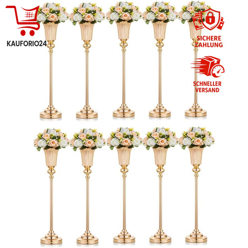 Blumenständer metall gold - blumenständer,