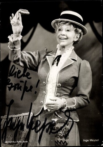Schauspielerin inge meysel - schauspielerin,