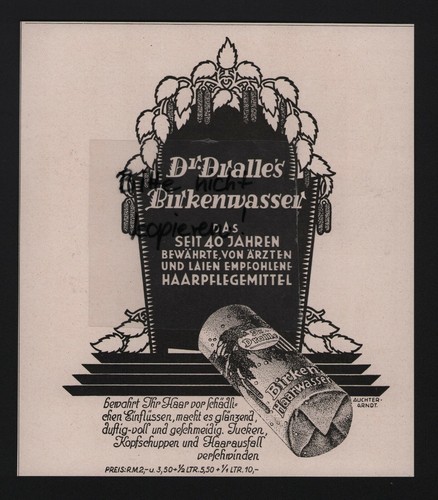 Hamburg werbung 1925 - hamburg,, 1925,