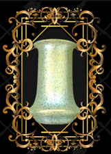 Joh. Loetz Witwe Delphi PN II-1577 Antike Irisierende Jugendstil Glasvase 1899