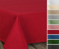 Tischdecke Leinen Optik