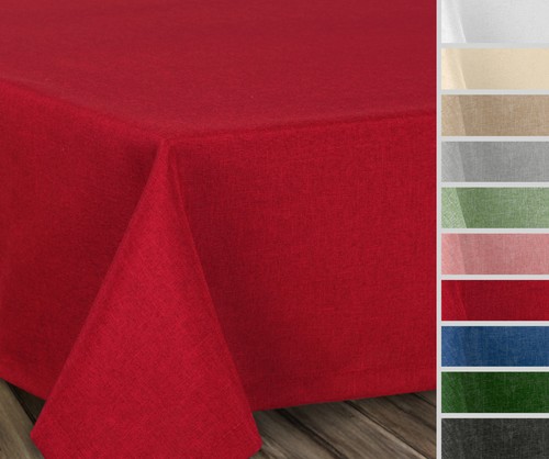 Tischdecke leinen optik - leinen,