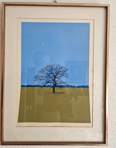 Lithographie gemälde signiert - lithographie,