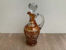 Karaffe Glas 26cm hoch Braun