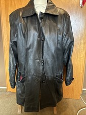 Vintage - Leder - Lamm - Jacke - Kurzmantel- Gr. 38 - Schwarz - Gern Getragen