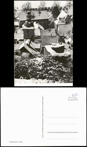 Ansichtskarte klingenberg - klingenberg, am