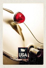 Holzschild 18x12 cm Amerika