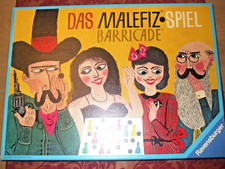DAS MALEFIZ SPIEL BARRICADE mit rundem Spielplan, ungespielt, top erhalten!
