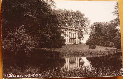 Schönbusch schlösschen - ak,