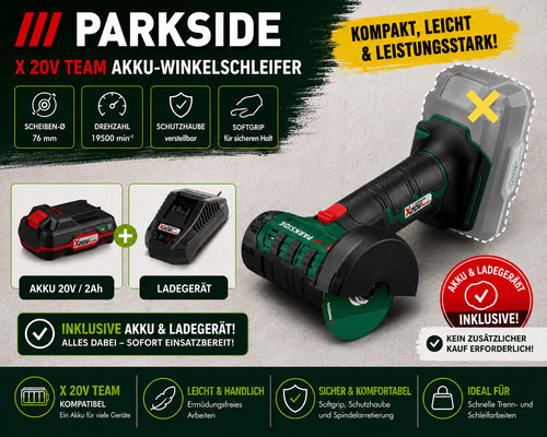Parkside akku - 20, v